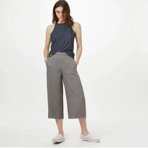 TENTREE Elastic Waist Lyocell Cropped Pants Small Size